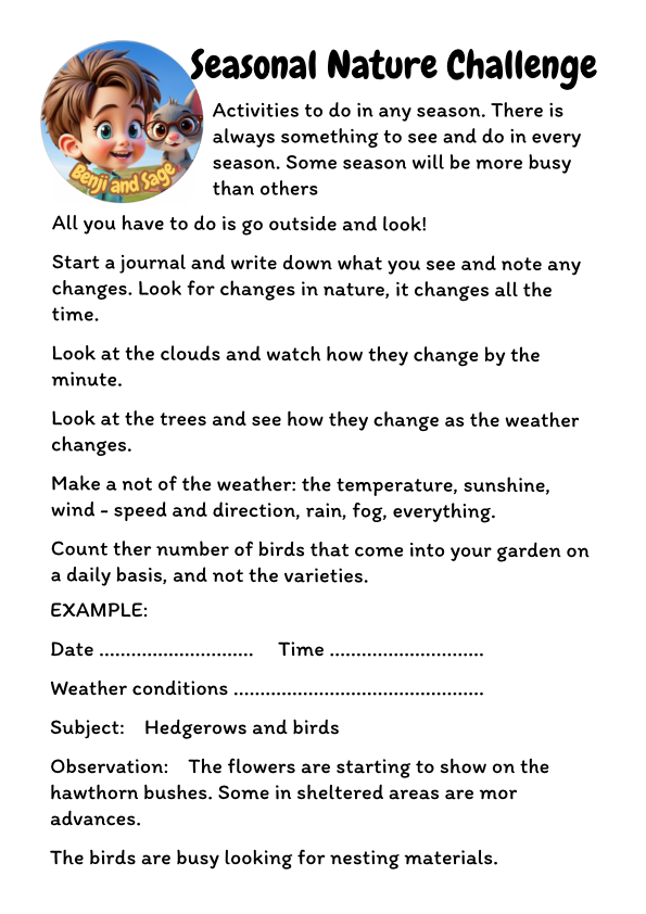 Seasonal Nature Challenge2 Seasonal Nature Challenge